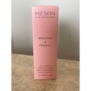 MZ SKIN BRIGHTEN & PERFECT 10% VITAMIN C CORRECTIVE SERUM 1.01 oz NEW